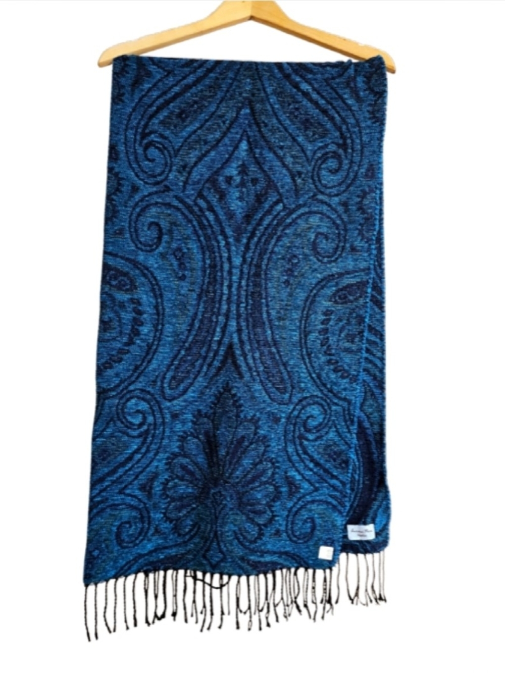 Blue Paisley Women's Scarf Wrap